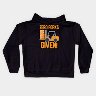 Funny Forklift Kids Hoodie